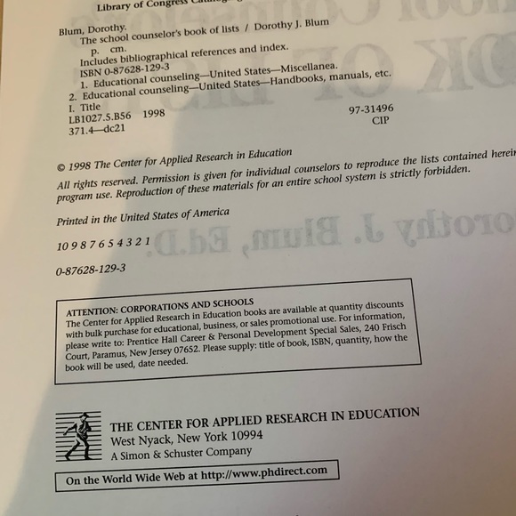 The School Counselors Book of Lists! - Picture 2 of 12